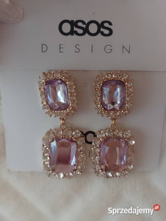 ASOS Wytworne Bogato zdobione kolczyki z Londynu Dodatki małopolskie Kraków sprzedam