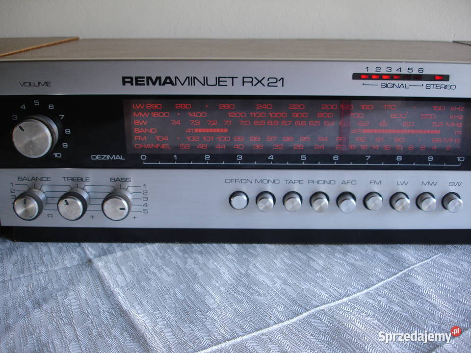 Stare radio DDR REMA MINUET RX21 Zielona Góra