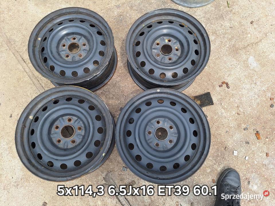 Felgi stalowe 5x1143 65Jx16 ET39 TOYOTA Avensis Choceń sprzedam