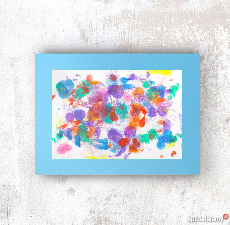 kolorowa dekoracja na ścianę abstrakcyjny kujawsko-pomorskie