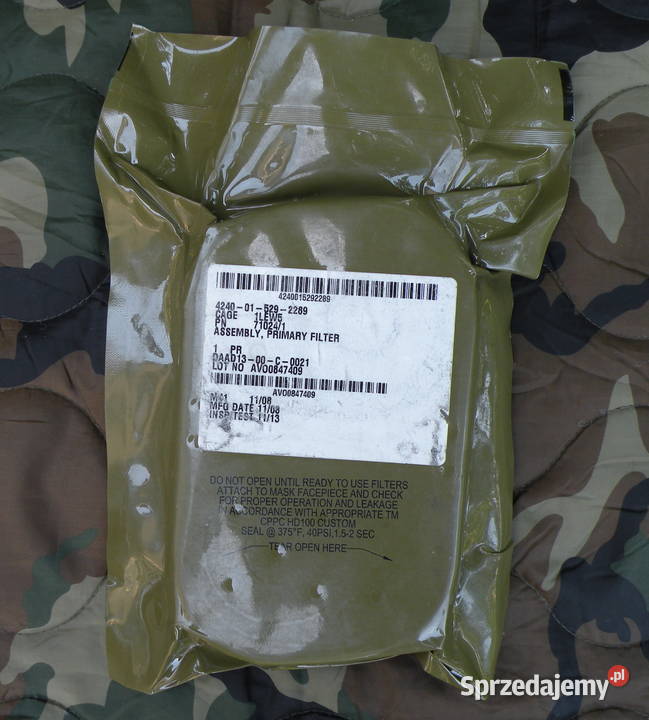 Filtr maski pgaz Us Army M50 sprzedam