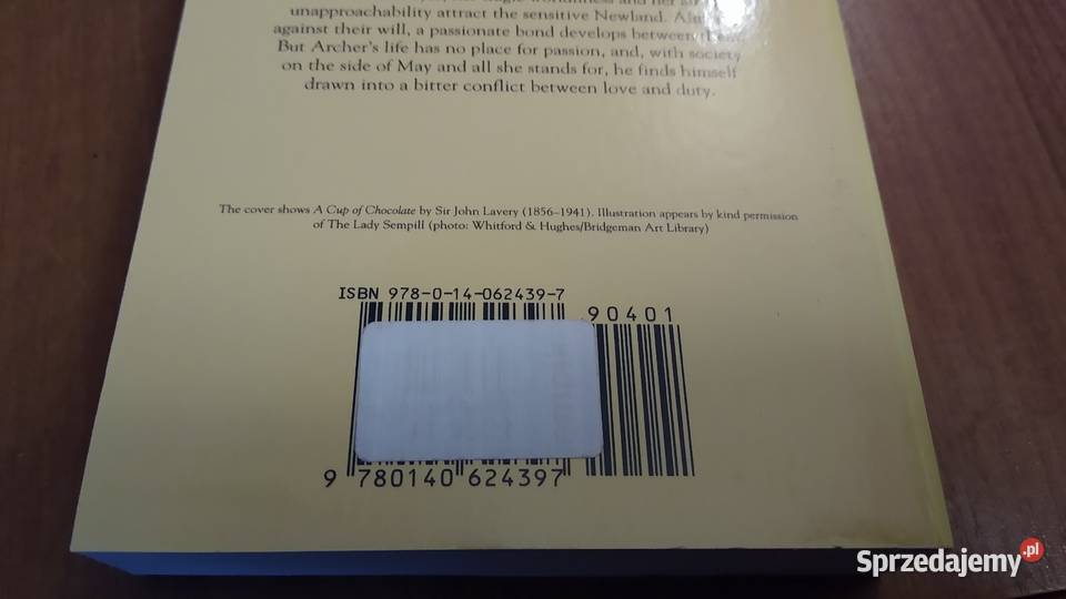 The age of innocence Edith Wharton ISBN 9780140624397