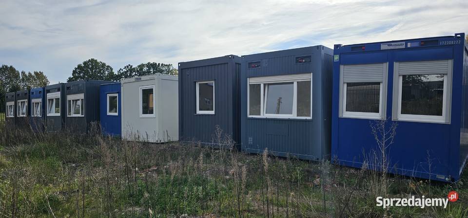 Kontener Pawilon SocjalnoBiurowy 6m używany Magazynowanie Szczecinek sprzedam