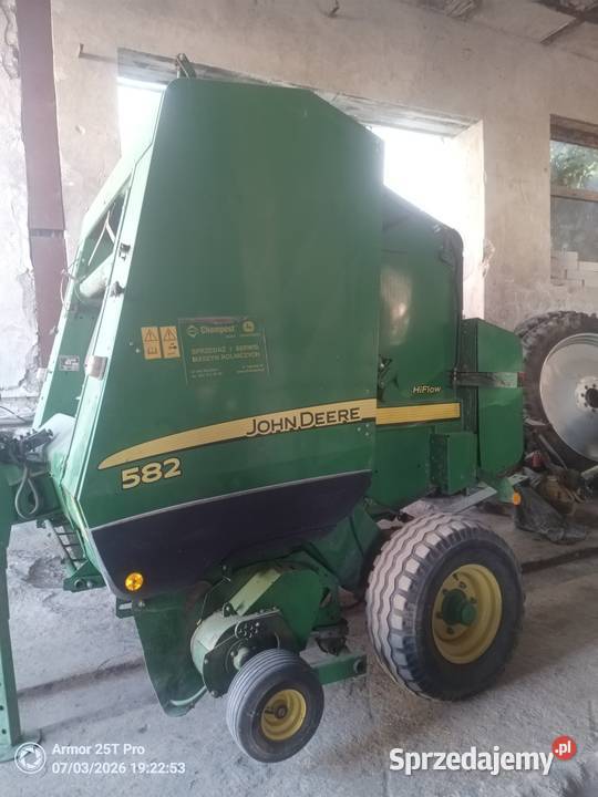 Prasa John Deere 582 model 2009 opolskie Prudnik