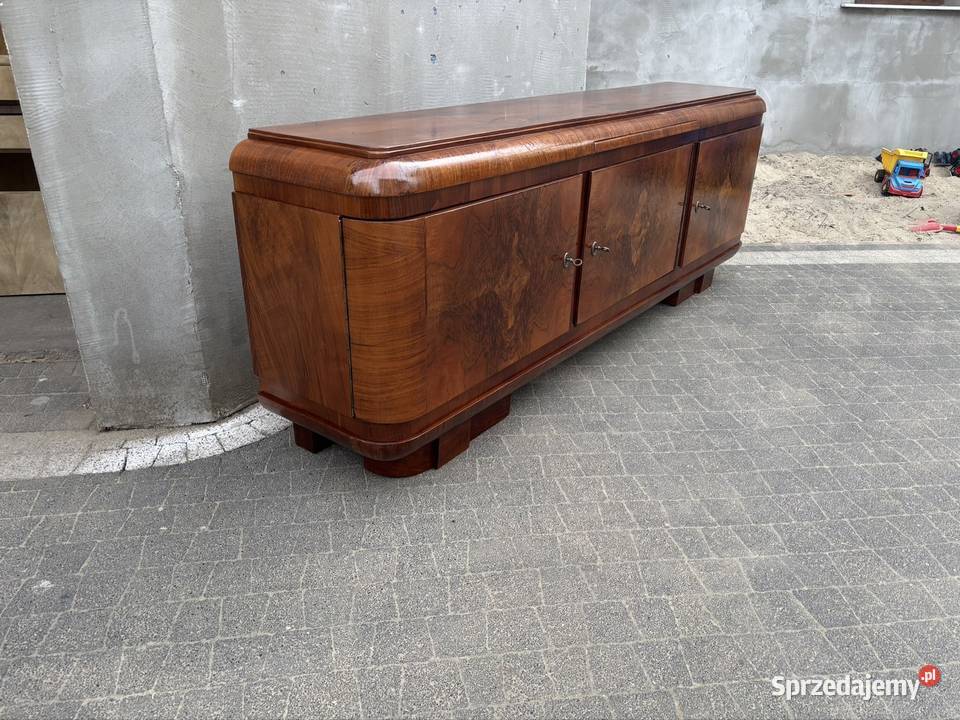 KomodaSzafka RTV Orzech 200 Art Deco Antyk Warszawa