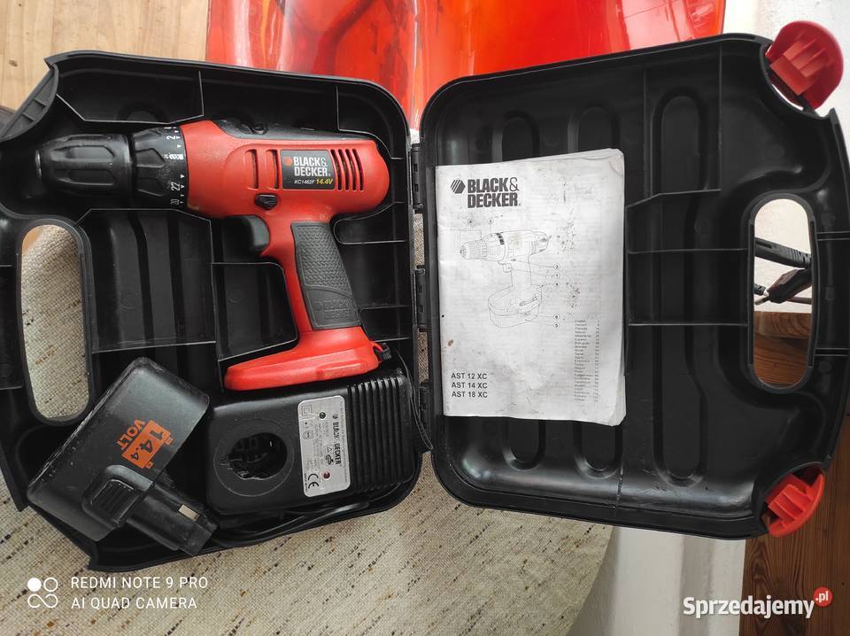 zakrętarko wkrętarka Black Decker kpl skrzynka Lubin