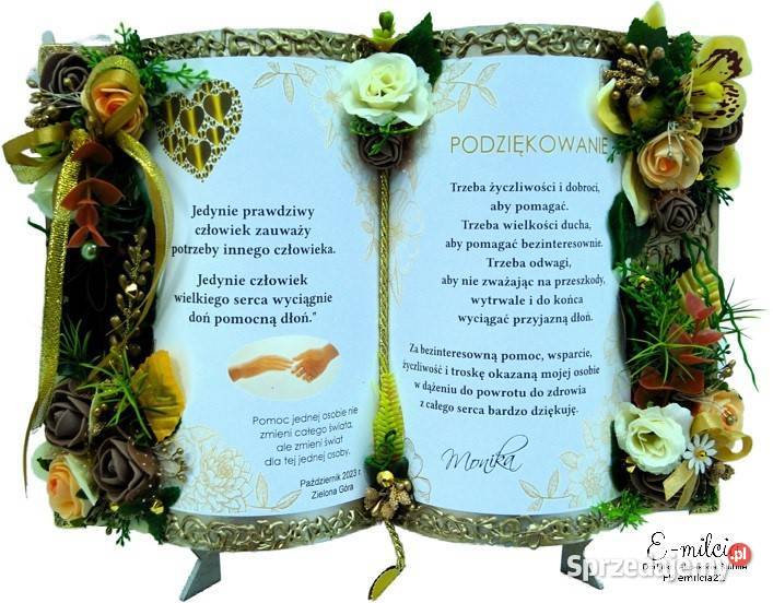Księga Pamiątka A4 na stojaczku prezent Zielona Góra