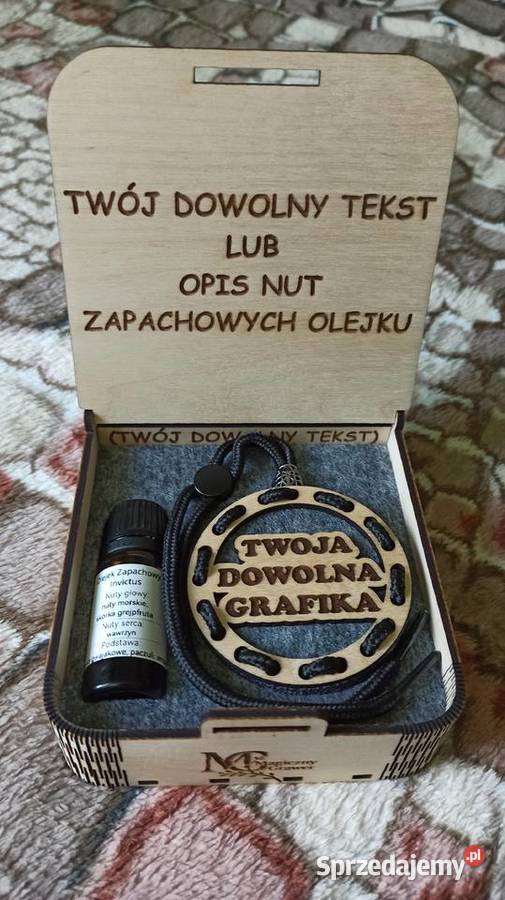 Wielorazowy Zapach do Samochodu z Drewna brązowy mazowieckie Radom