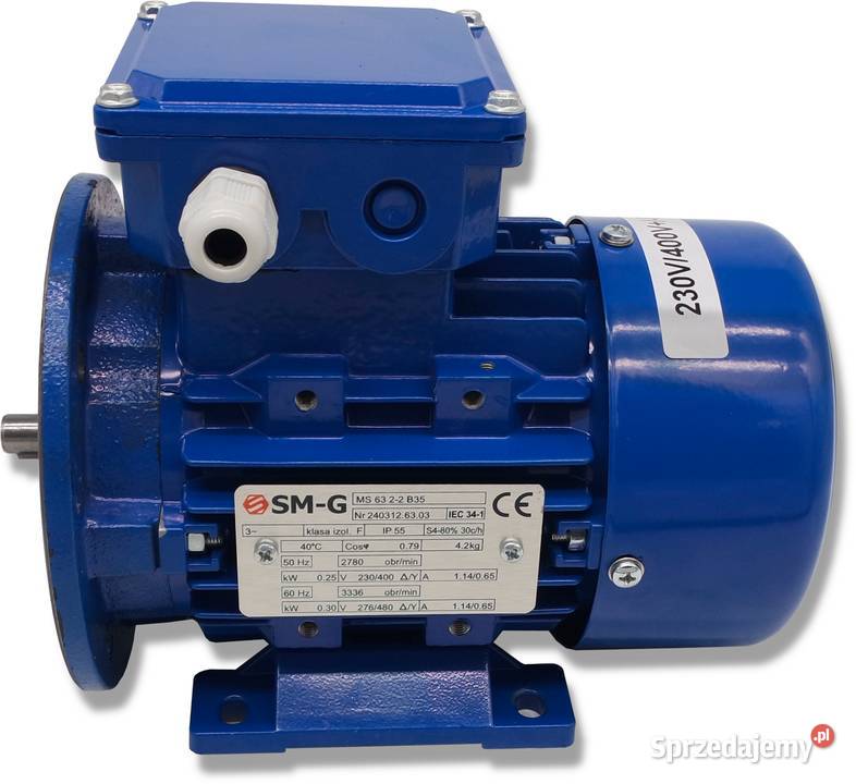 SILNIK ELEKTRYCZNY Z KOŁNIERZEM 025kW 230V 2780 kujawsko-pomorskie Solec Kujawski