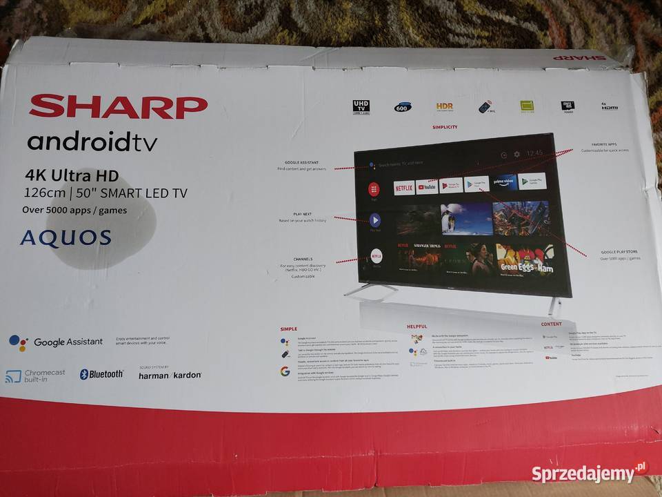 Sprzedam telewizor Sharp androidtv 50 AQUOS LED Wrocław