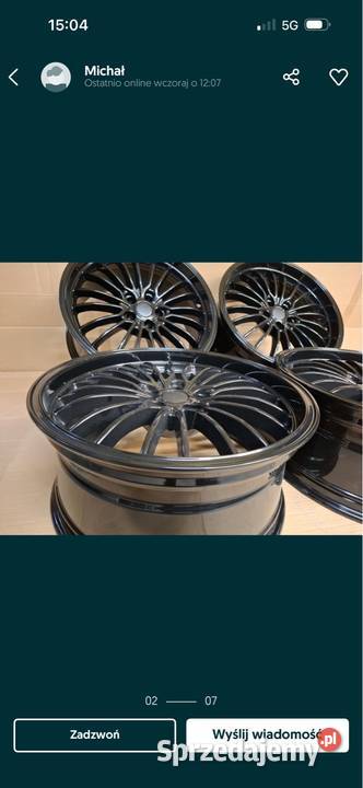 Felgi r20 5x120 Brock B24 GP Schwarz Glanz SG Samochodowe Warszawa
