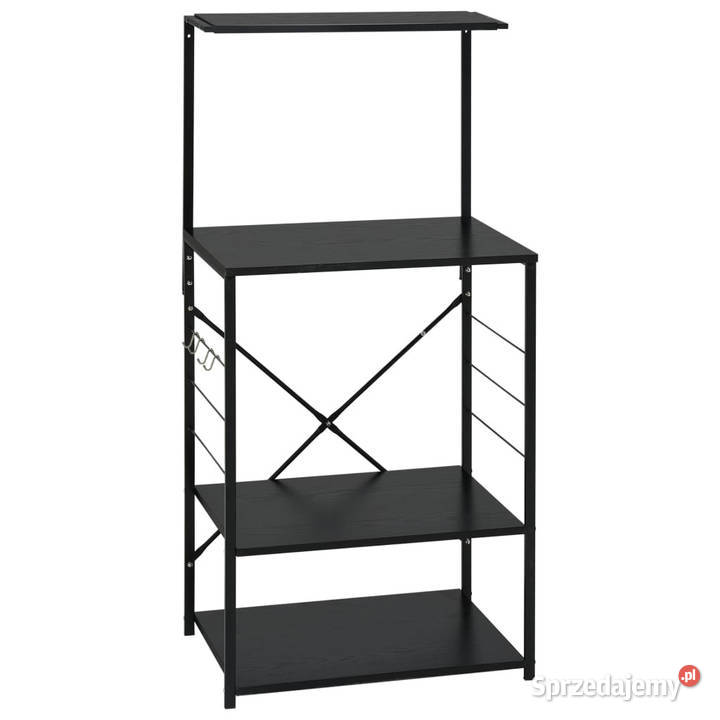 Szafka na mikrofalówkę czarna 60x396x123 mazowieckie Warszawa