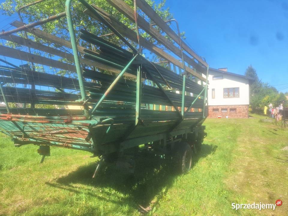 Przyczepa samozbierająca nieuszkodzony Przyczepy rolnicze mazowieckie Radom