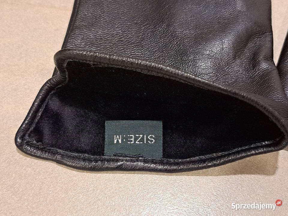 Rękawiczki Skórzane Rozmiar M Skóra Cielęca Radom