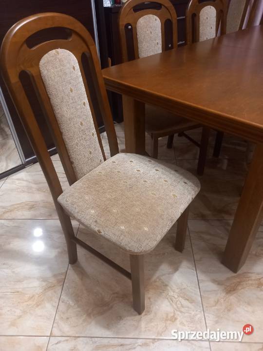 Stół z krzesłami Damasławek sprzedam