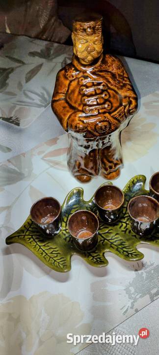 Zestaw do likieru lata 70te Chorzów sprzedam