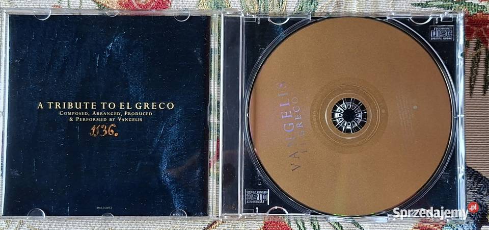 Vangelis El Greco CD małopolskie Kraków sprzedam