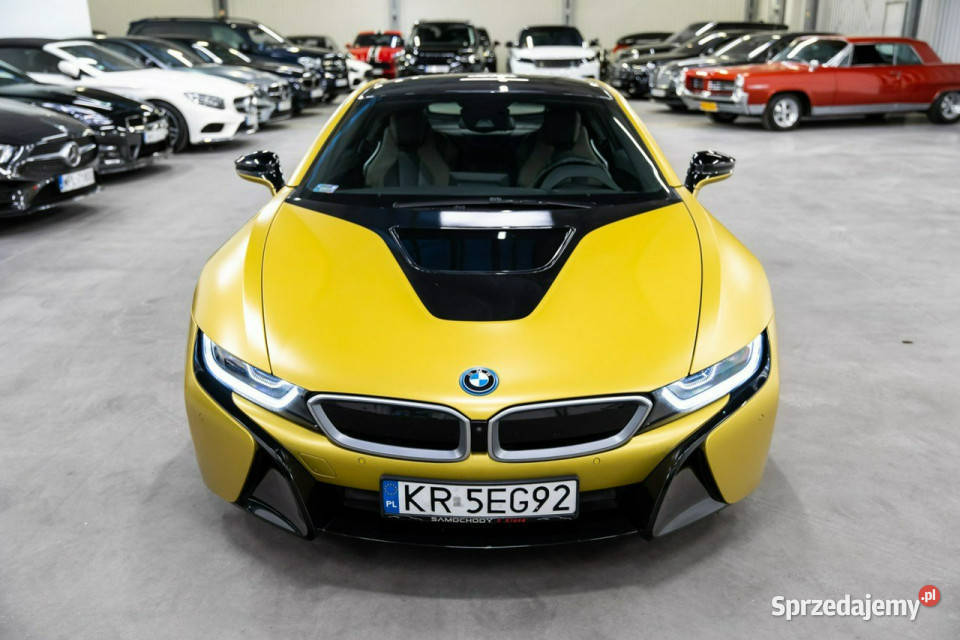BMW i8 Protonic Frozen Yellow Edition Limitowana ogranicznik prędkości i8 Węgrzce
