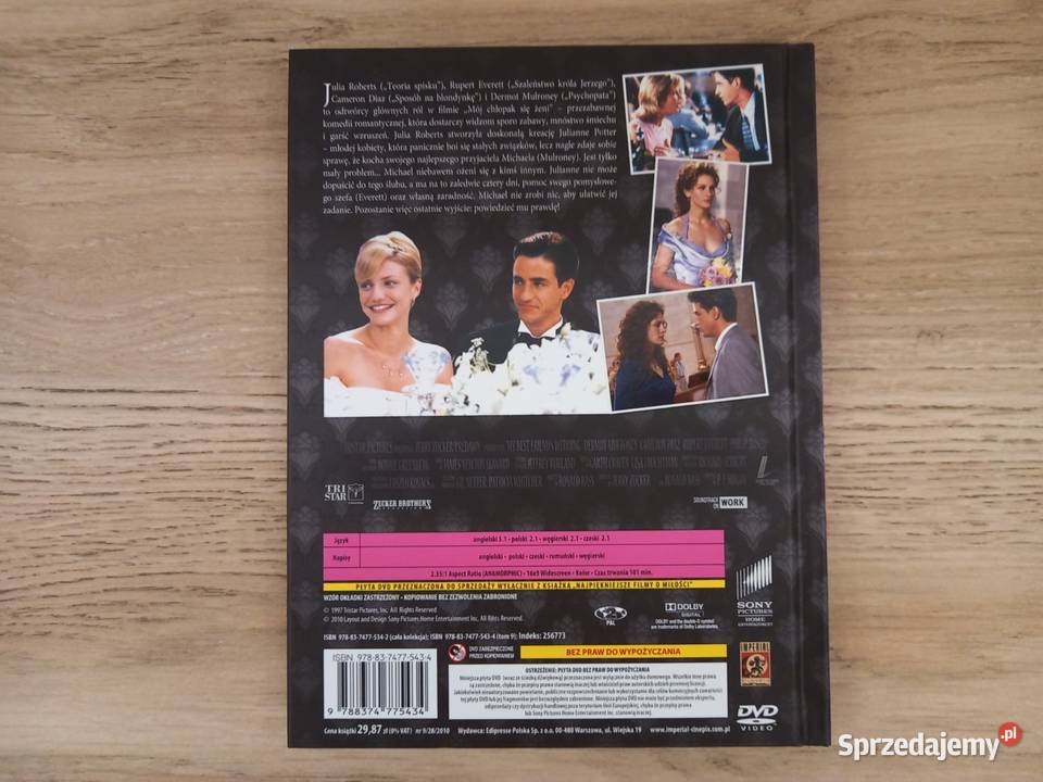 Mój chłopak się żeni flim DVD do wyboru Kraków