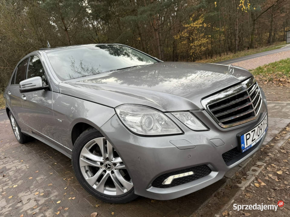 Mercedes E 200 184 Bogata Gwarancja Przebiegu wielkopolskie Przeźmierowo sprzedam