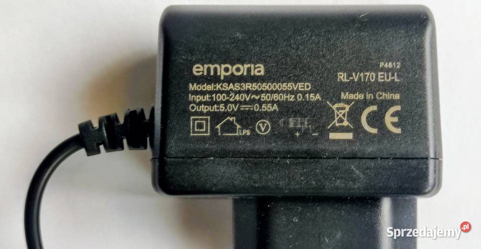 ORYGINALNA ŁADOWARKA SIECIOWA EMPORIA RLV170 EUL mazowieckie Pruszków sprzedam