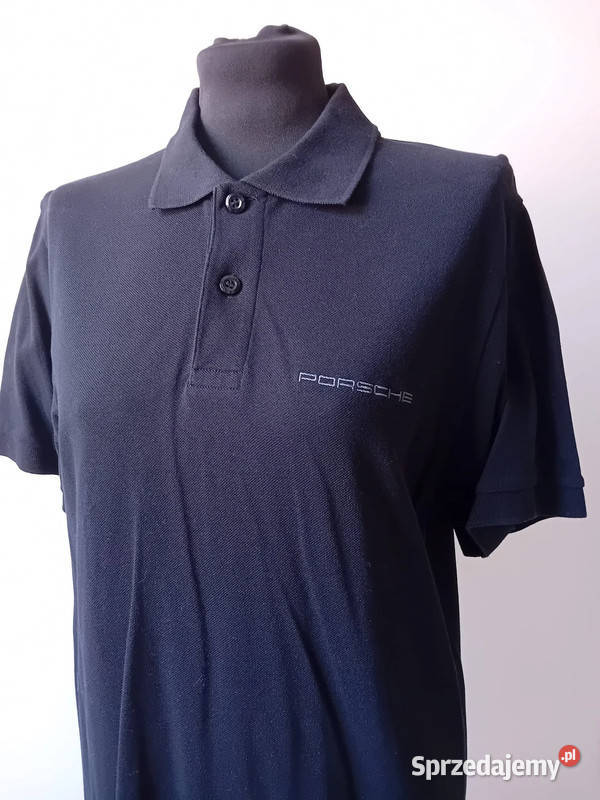 Koszulka bluzka Polo męska czarna Porsche Kielce