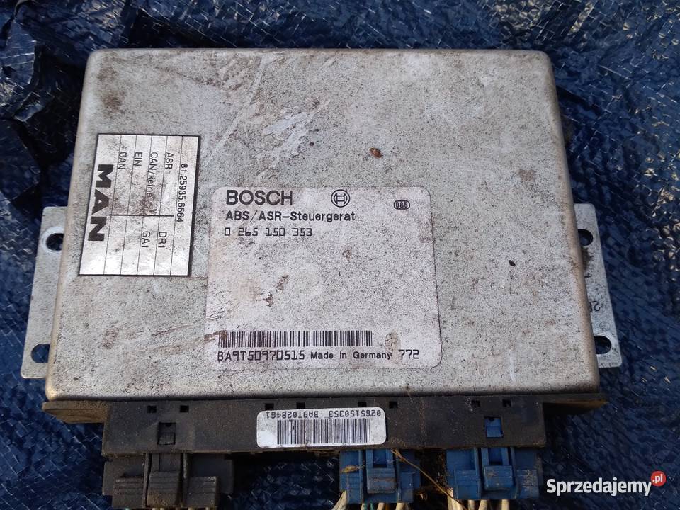 MAN F2000 sterownik ABS 0265150353 ciężarowe Strzelce Krajeńskie