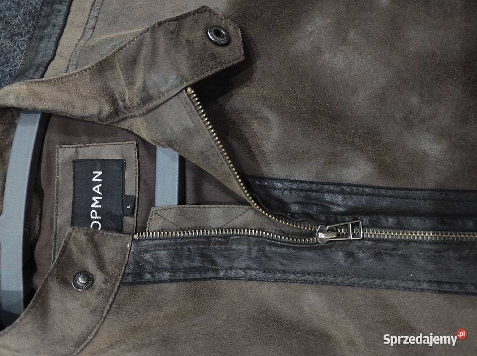 Topman kurtka brązowa zapinana rozmiar L lubelskie Lublin