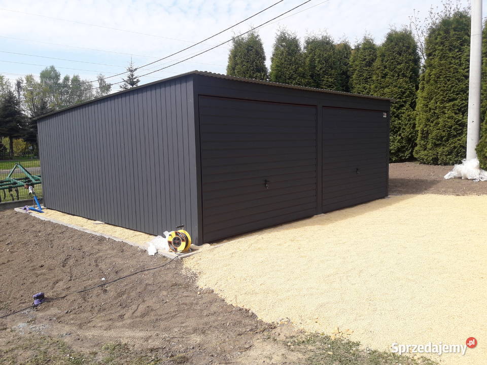 Szereg Garaży Blaszany Garaż Szeregowy Wiaty łódzkie Łódź