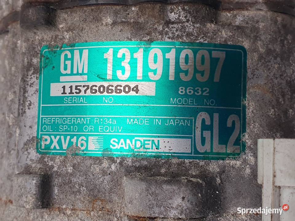 SPRĘŻARKA KLIMATYZACJI KOMPRESOR Opel Vectra C Chełm sprzedam