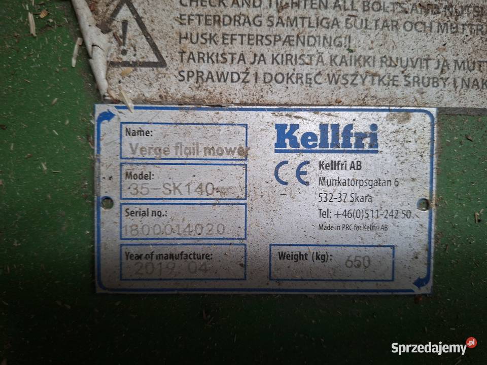 Kosiarka bijakowa 14m kellfri Radzyń Podlaski
