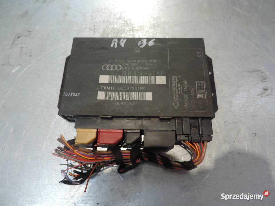 MODUŁ KOMFORTU AUDI A4 B6 8E0959433AJ Nowy Sącz