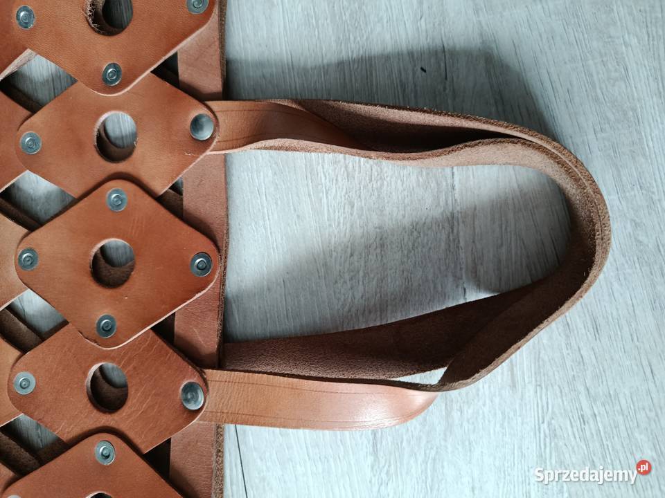 Torba na zakupy vintage prl ze skóry Choszczno