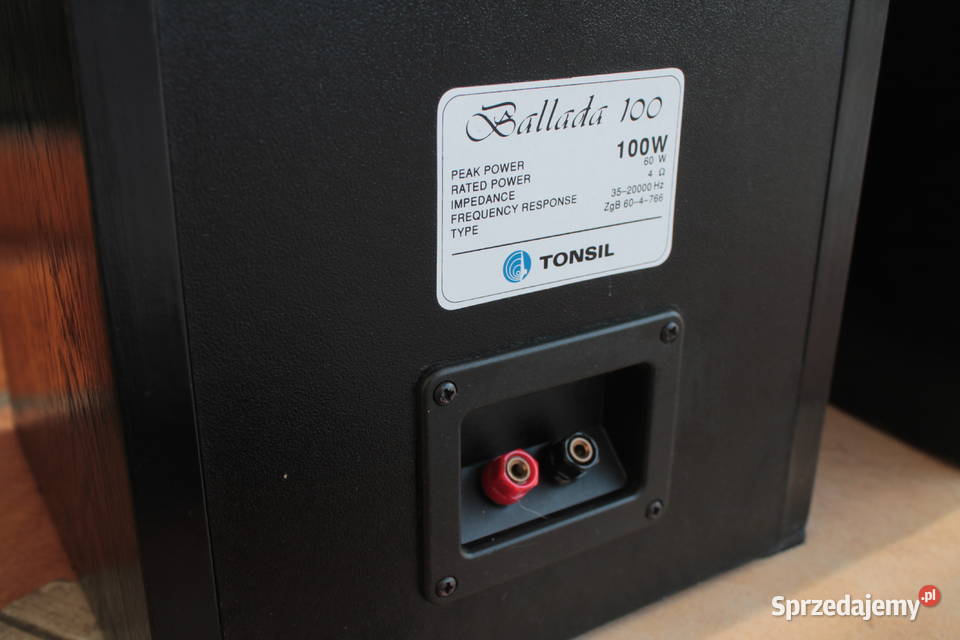 Kolumny Tonsil Ballada 100 Wspaniałe brzmienie Toruń sprzedam