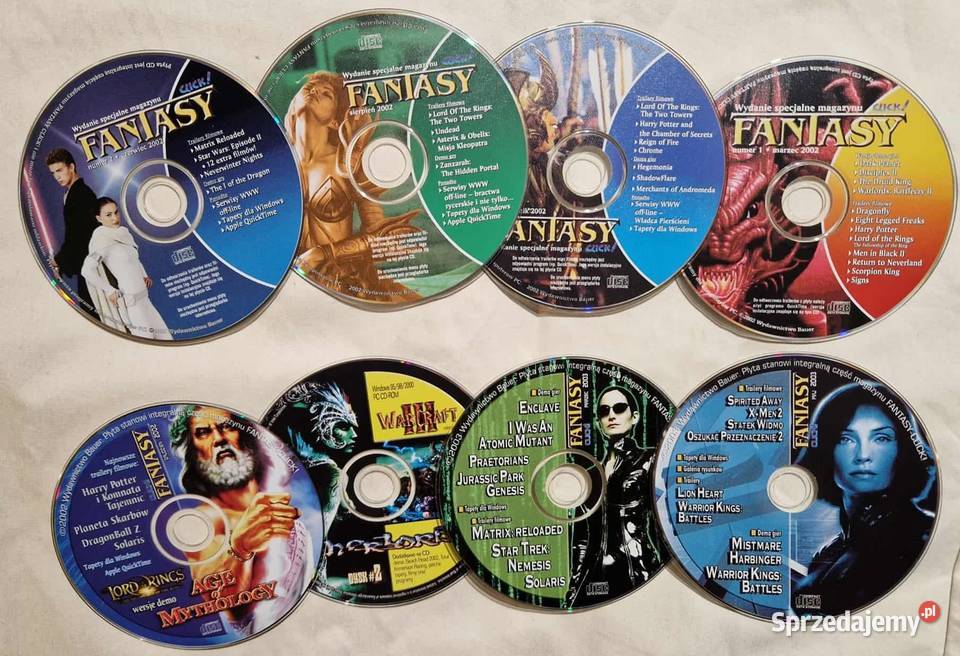 Fantasy Czasopismo Zestaw 8 płyt