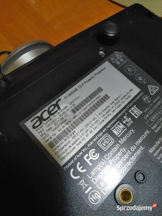 Projektor Acer QWX1414 P1385WB świętokrzyskie