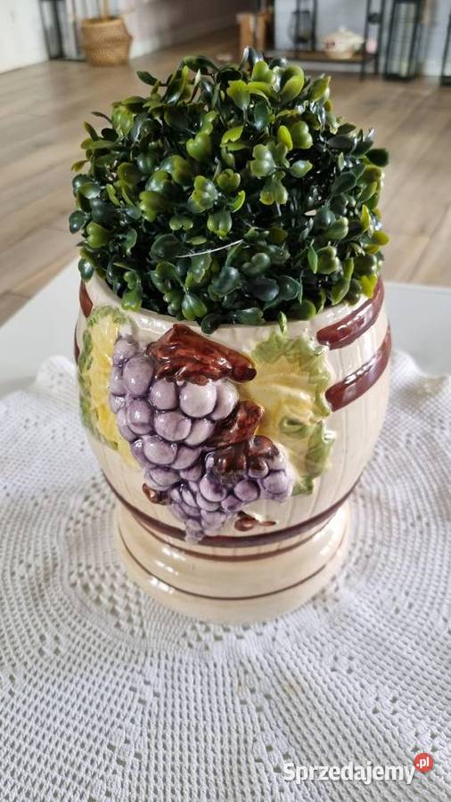 Donica Osłonka Ozdobna Ceramika Włoska Wola Podłężna