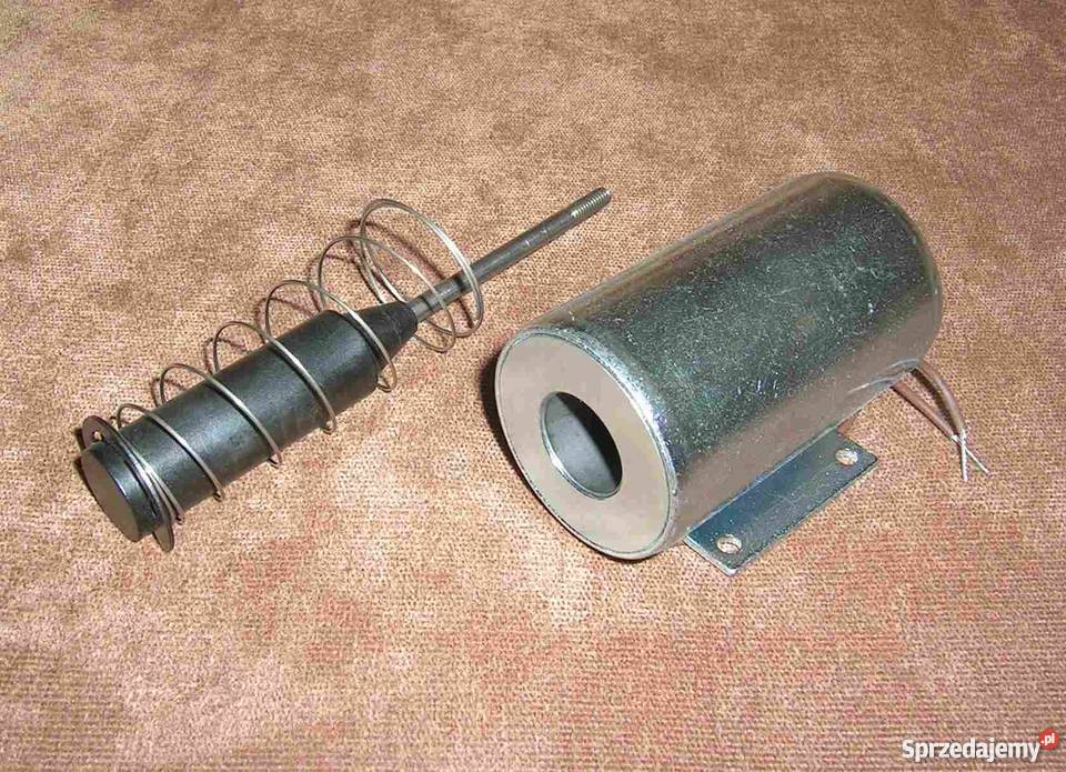 Elektromagnes pchający 24V 460N skok 30mm sprzedam