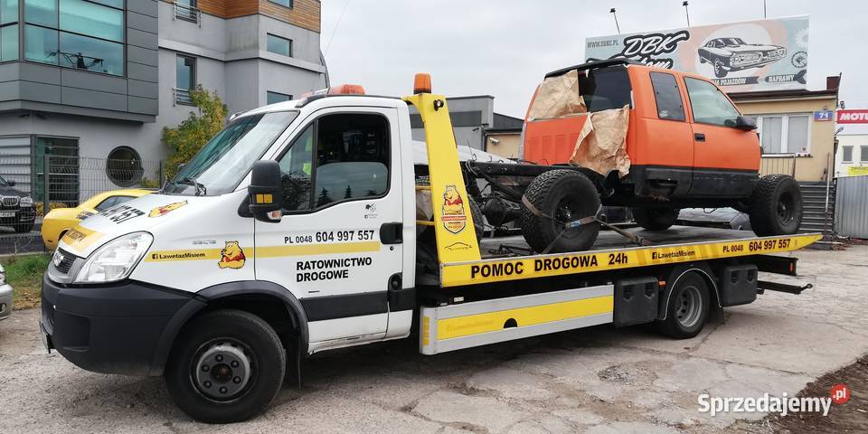IVECO DAILY 65c15 pomoc drogowa tevor płyta światła LED Pruszków