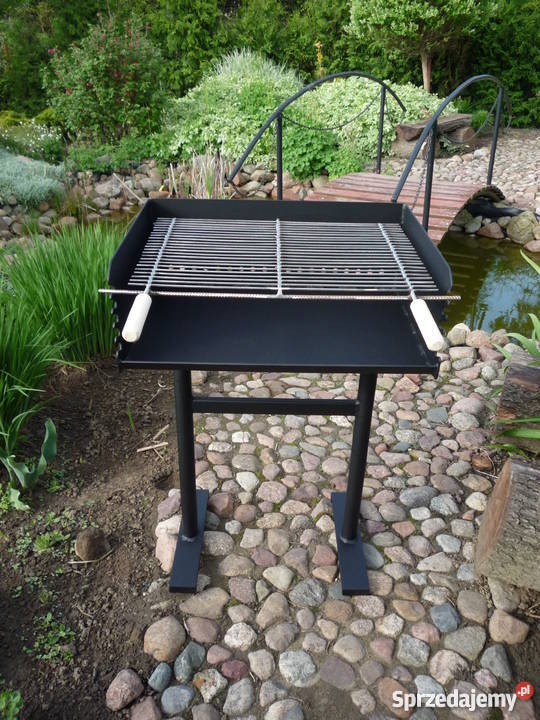 Solidny grill ogrodowy blacha 4 mm jedyny taki Dom i Ogród Damasławek