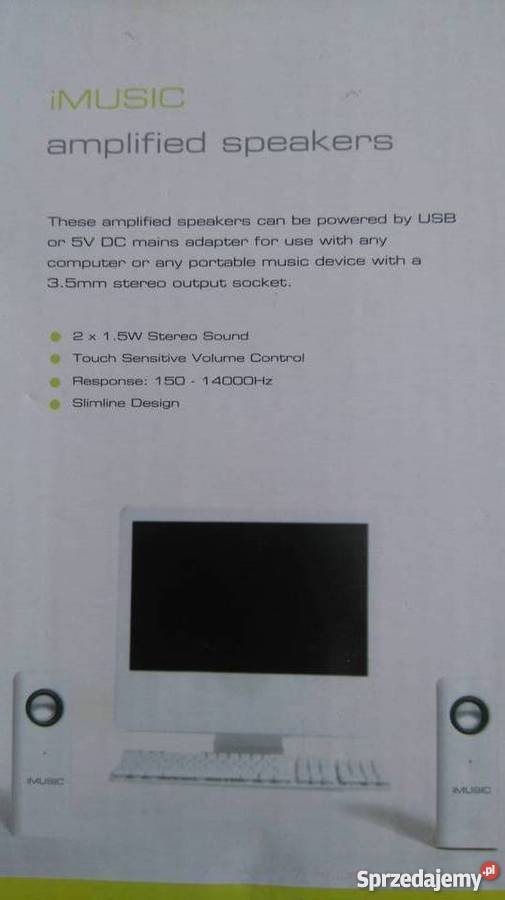 Głośniki białe cienkie Warszawa