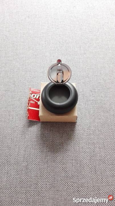 Pamiątki z PRL NOWA METALOWA POPIELNICZKA Łódź