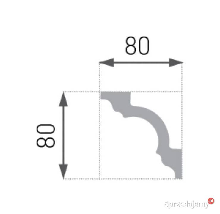 Listwa przysufitowa E15 Marbet Design frezowana Wyposażenie wnętrz mazowieckie sprzedam