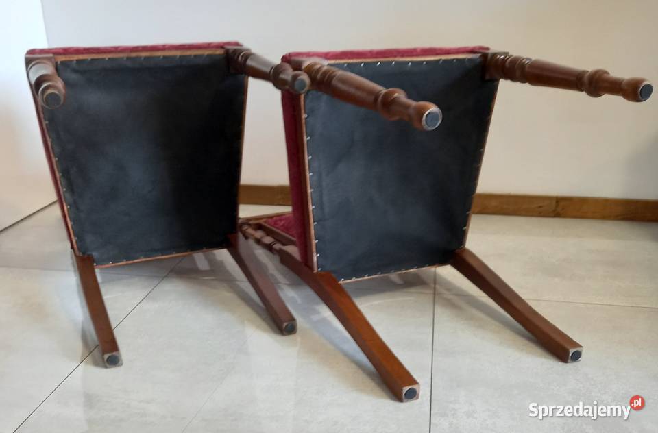 Eklektyczne krzesło gabinetowe przełom XIXXX W Wrocław