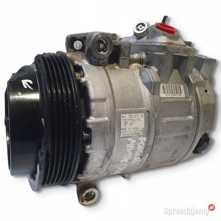 SPRĘŻARKA KLIMATYZACJI Porsche 911 GT3 38 osobowe Klimatyzacja Chełm