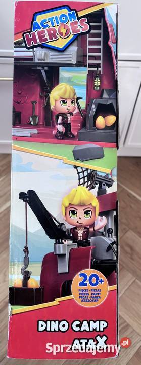 Zabawa klockami Dino Camp Atax action heroes Lubsko