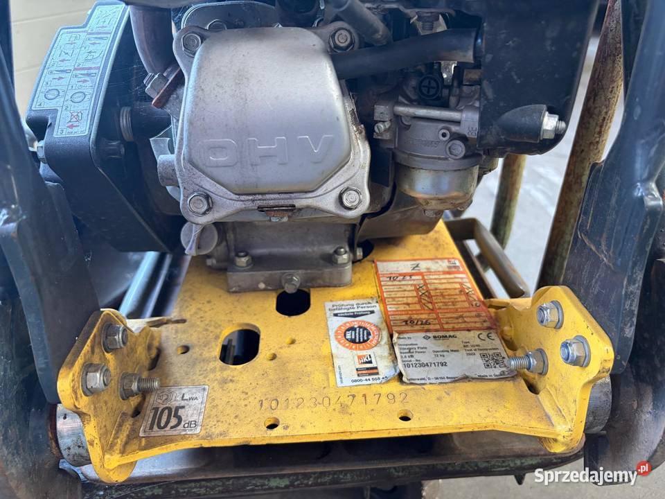 Zagęszczarka BOMAG BP 1240 Honda GX120 2022r 72 Kolno