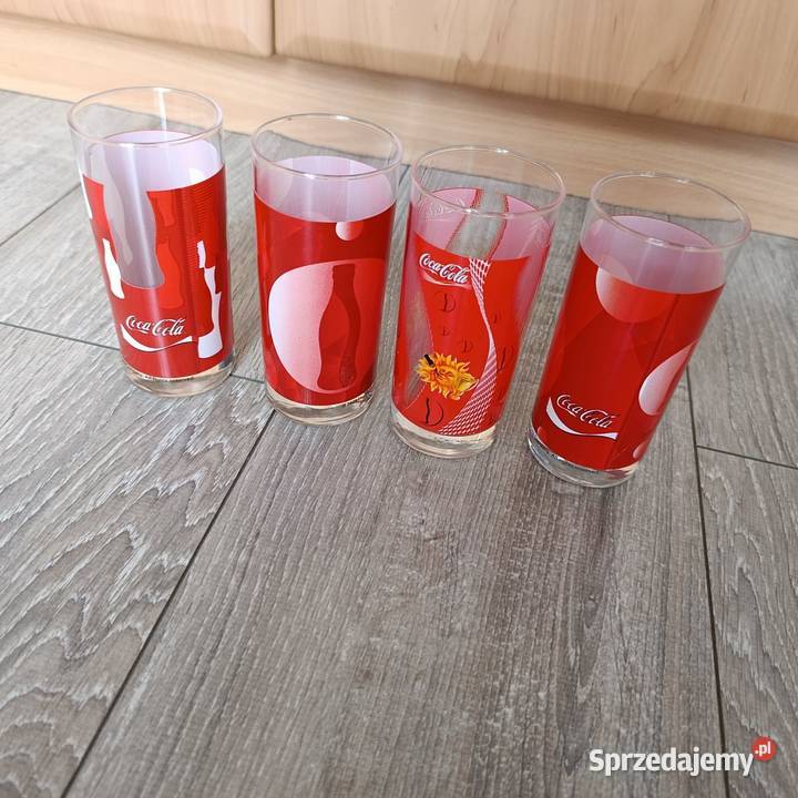szklanki kolekcjonerskie marki CocaCola Poznań