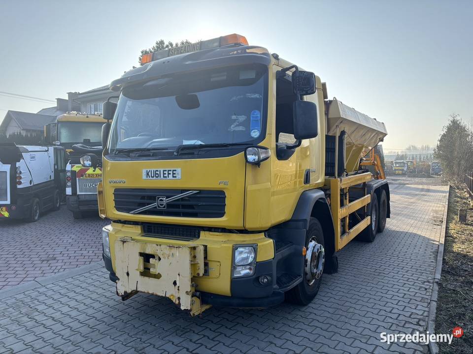 Volvo fe340 6x4 piaskarka solarka econ 2012 pług sprzedam