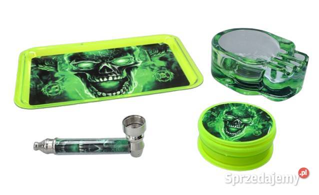 Popielniczka Tacka Lufka Młynek w Zestawie na Ostrowy nad Okszą